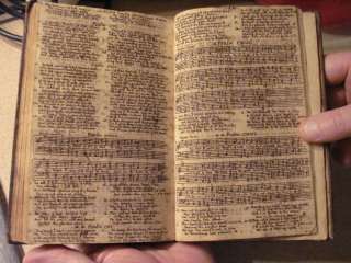 1735 Handwritten Travel Bible by Rev. William Brogden (LondonTown 