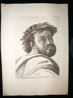 Raphael Study of Heads 1769 Folio. Antonio Tibaldeo 30. Fidanza 