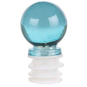  Aqua Blue Glass Bottle Stopper Wine Bottle Stopper
