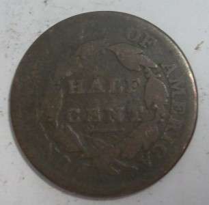 1808 DRAPED BUST HALF CENT   NICE COIN  