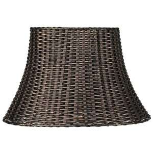  Wicker Oval Lamp Shade 10/7x17/11.25x10.5 (Spider)