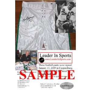  Chuck Bednarik Autographed Football Pants   Philadelphia 