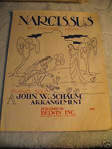 Antique Sheet Music 1947 Narcissus  