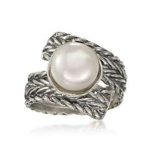  9.5 10.5mm Pearl Bypass Ring In Sterling Silver Jewelry