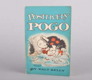 Walt Kelly POSITIVELY POGO 1957 1st Ed & Print PB Book  