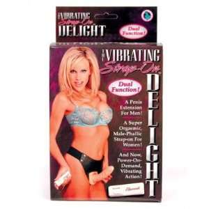  Vibrating strap on delight