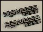 Ford Ranger Fender emblem decal XLT Silver Badge ornament nameplate 