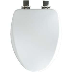 Elongated High Density Molded Wood Toilet Seat with Whisper Close with 