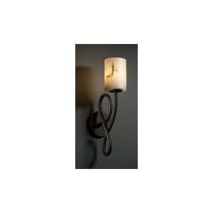  Justice Design FAL 8911 10 MBLK Capellini One Light Wall 