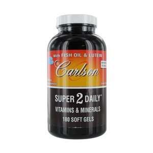  Carlson (UNISEX) Super 2 Daily Vitamins & Minerals with 