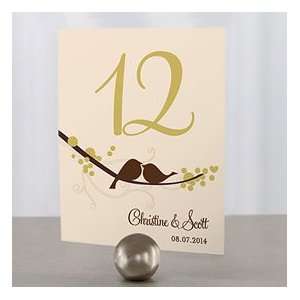  Love Bird Table Number Cards 73 84