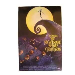  The Nightmare Before Christmas Poster Tim Burton Hill 