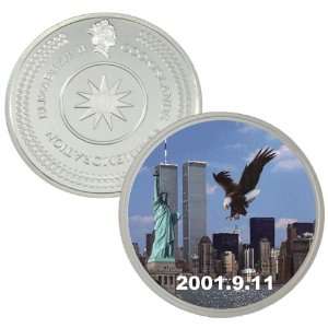  9/11 ATTACK CHALLENGE PHOTO SOUVENIR COIN ZP006 