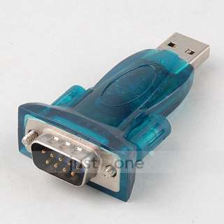 USB 2.0 to RS232 DB9 Connector Converter 9 Female Adapter Printer 