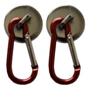  IIT 90278 Neodymium Magnet with Red Snap Hook 1 Inch   2 