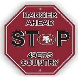FMD90505   Stop Sign   NFL Football   San Francisco 49ers Danger 