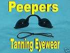 Disposable UV Eye Wear for Tanning Bed 30 pairs items in Bronzed 