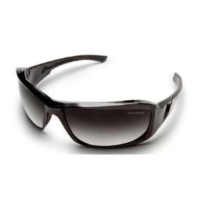   Glasses With Black Frame And Polarized Gradient Lens