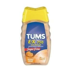   Calcium Supplement, Extra Strength 750, Orange Cream, Chewable Tablets