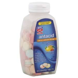  Rite Aid Antacid, 500 mg, Chewable Tablets, Assorted Fruit 
