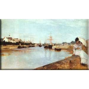   at Lorient 16x9 Streched Canvas Art by Morisot, Berthe