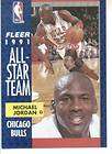 Michael Jordan 1991 92 Fleer #211 Chicago Bulls