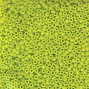  11 9416 Opaque Chartreuse Miyuki Seed Beads Tube Arts 