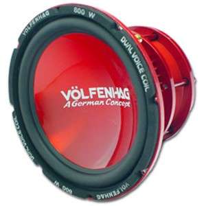 Volfenhag ZX 4710 10 800W Aluminum Cone Subwoofer with Wooden Box 