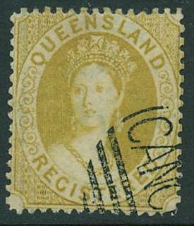 Australia Queensland 1860 QV Registered EXCEEDINGLY RARE Roland Hill 