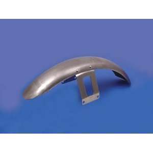  4 Inch Wide Raw Steel Finish Front Fender for 21 Wheels 