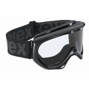 UVEX Downhill II Ski Goggle,Black Frame with Double Clear Lens  