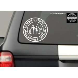   Figure Family Decal Zombie Outbreak Response Team Zombies Vinyl Decal