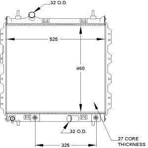  Visteon 9914 Radiator Automotive