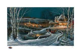 Terry Redlin 2009 Holiday Print FAMILY TRADITIONS  