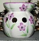 Vintage Mary Gregory Style Tea Pot Warmer Oil Lamp FREE