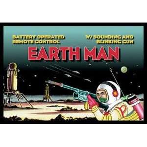   printed on 12 x 18 stock. Remote Control Earth Man