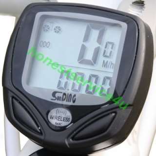 wireless clock sports cycling speedometer bicycle new  