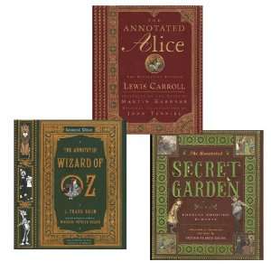   Classics Set Wizard of Oz Secret Garden and Alice 