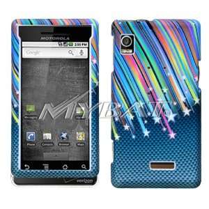  MOTOROLA A855 Droid Carbon Star Phone Protector Cover 