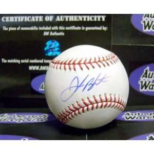  Joe Blanton Autographed Baseball