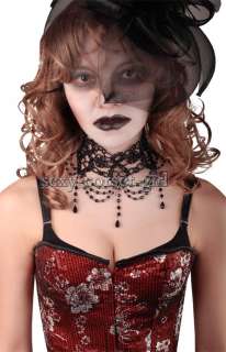 Bead Corset Victorian Necklace Gothic Black Punk COOL  