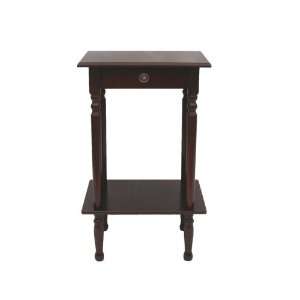  Home Source Industries AF043 Square Accent Table with Faux 