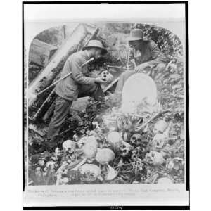 Photo The bones of tenants whose burial rental was not renewed  Santa 