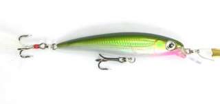 NEW Rapala X RAP 3 1/8 XR 8 Olive Green, Suspending Rattling Fishing 