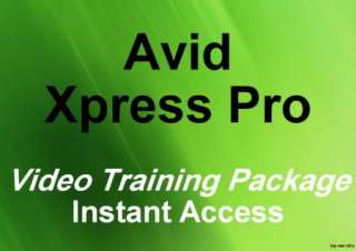 Avid Xpress Pro Top Quality CBTs Video Tutorials 8+h  