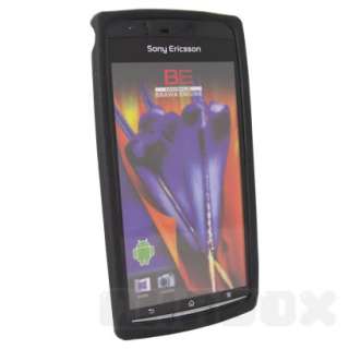   Cover Case Skin Film For Sony Ericsson Xperia Arc LT15i Black  