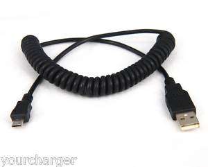 Coiled Micro USB Data Cable 4 Motorola XOOM Wi Fi 4G 3G  