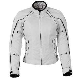 Fieldsheer Roma 2.0 Womens Textile On Road Motorcycle Jacket   White 