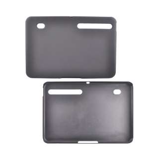   Rubberized Hard Plastic Snap On Back Case Cover For Motorola Xoom