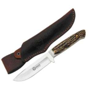 Boker Knives 520HH Arbolito Fixed Blade Hunter Knife with Genuine Stag 
